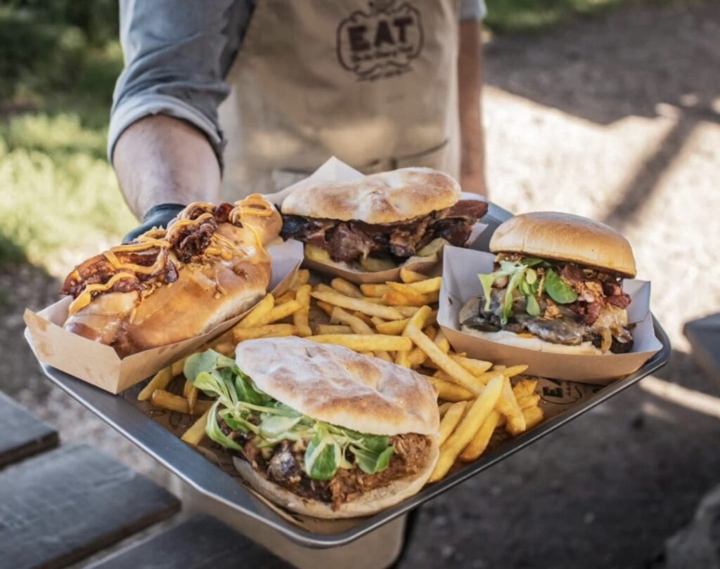 EAT food truck serving smoked meats in Mosta and Pembroke, Malta.