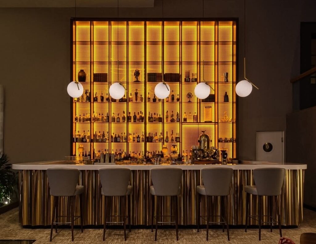 Best cocktail bars in Malta - Brass Bar , intercontinental St Julian's 